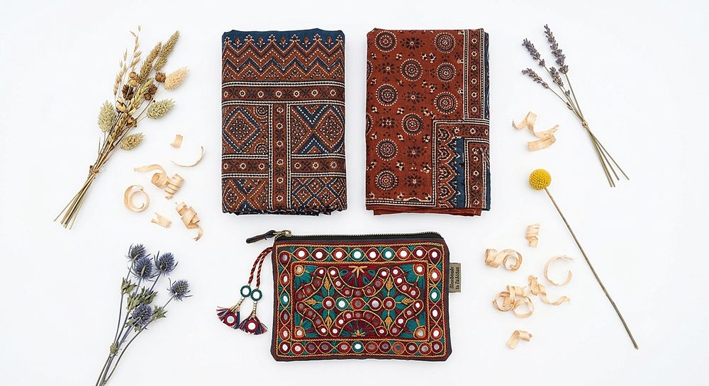 Ajrak Heritage Scarf Bundle — photo 2