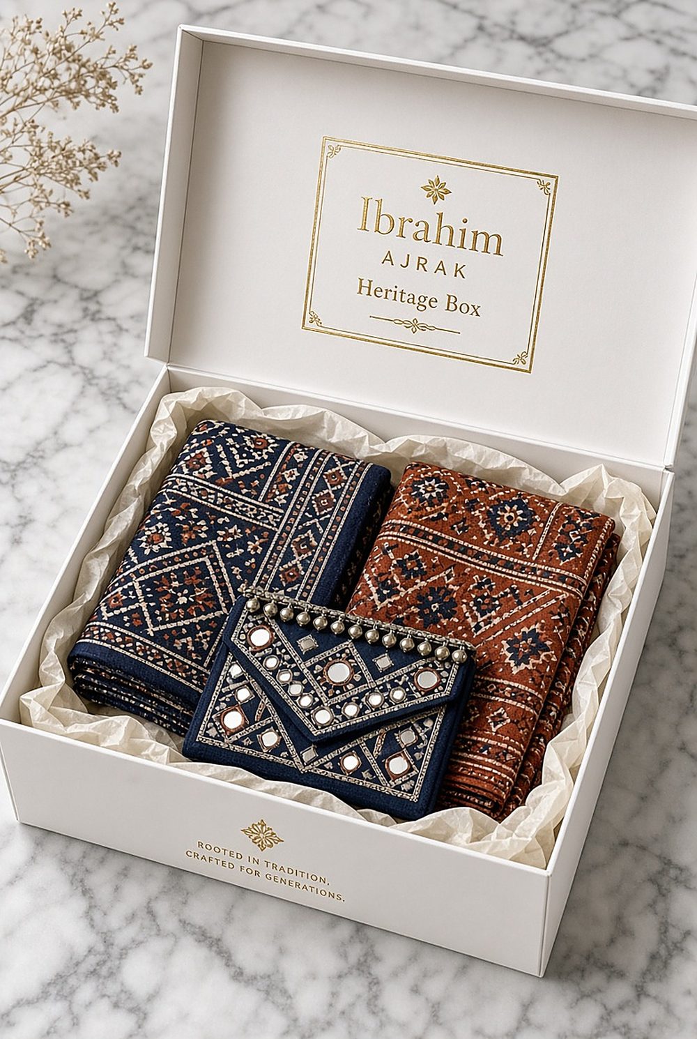 Ajrak Heritage Scarf Bundle — photo 6