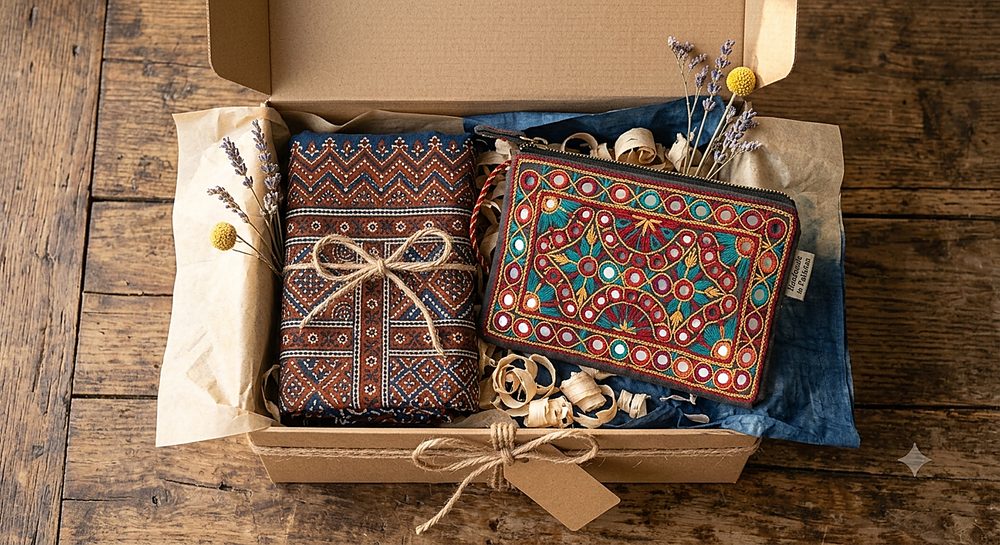 Ajrak Heritage Scarf Bundle — photo 8