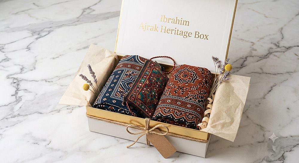 Ajrak Heritage Scarf Bundle — photo 10