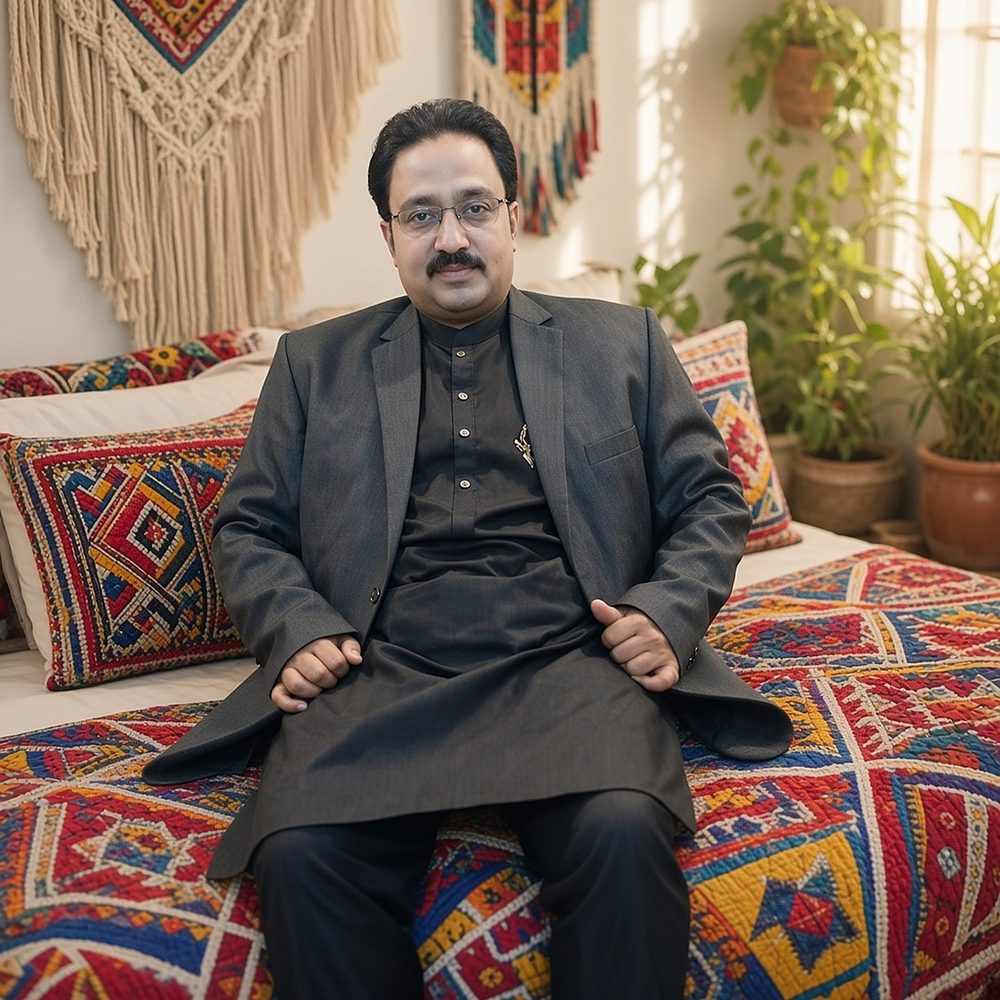 Sindhi Ralli Patchwork Quilt — photo 3