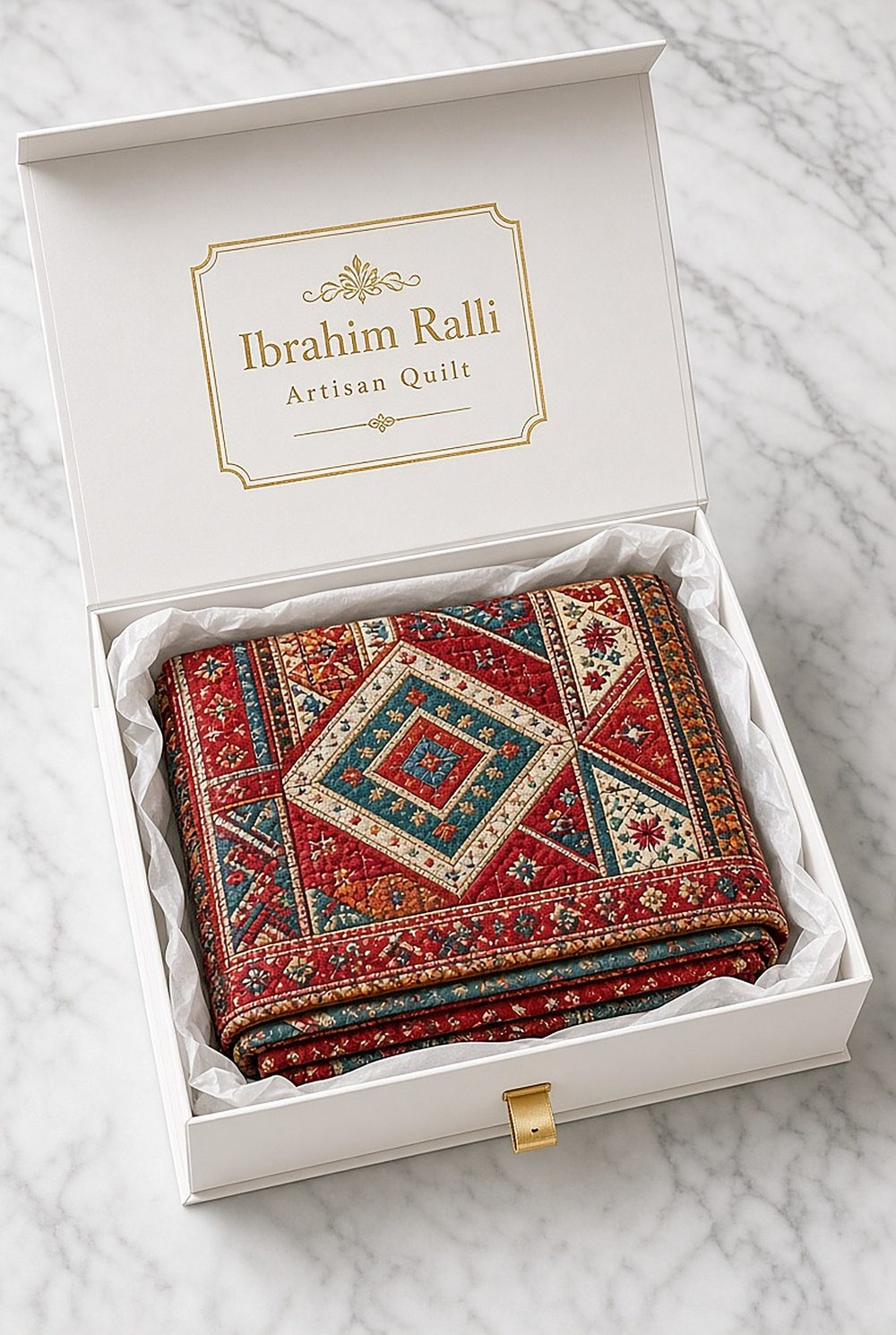 Sindhi Ralli Patchwork Quilt — photo 8