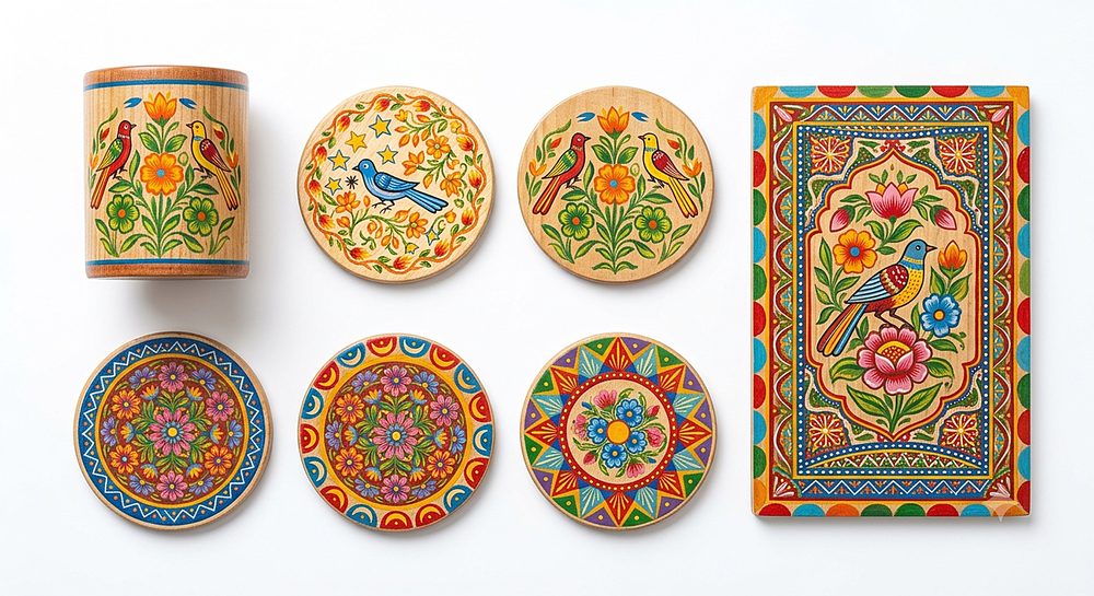 Pakistani Truck Art Desk Gift Set — photo 4