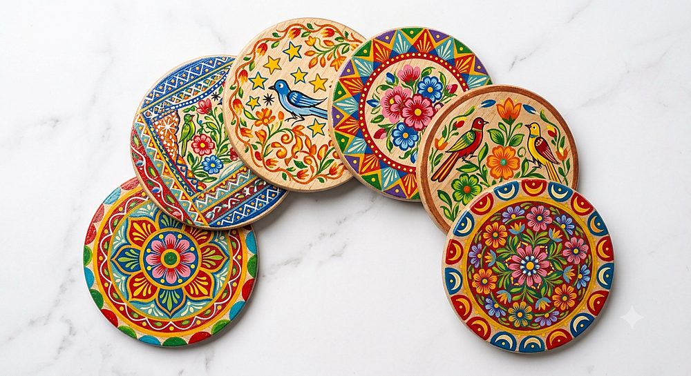 Pakistani Truck Art Desk Gift Set — photo 7