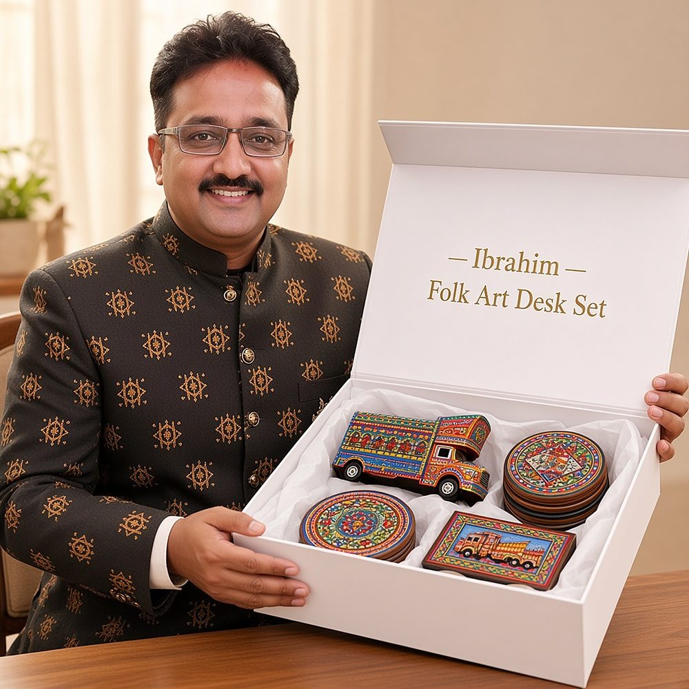 Pakistani Truck Art Desk Gift Set — photo 9