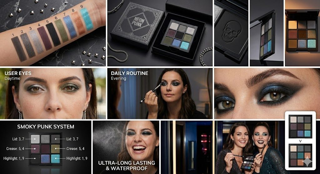 9-Color Gothic Smoky Eye Palette