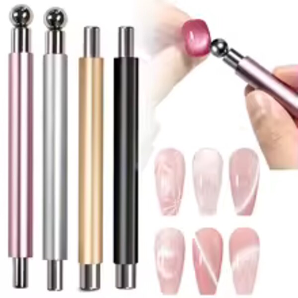 Double-Head Cat-Eye Nail Magnet Pen 4